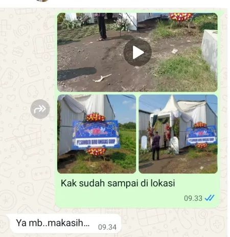 Pengiriman Karangan Bunga Geblug Buayan
